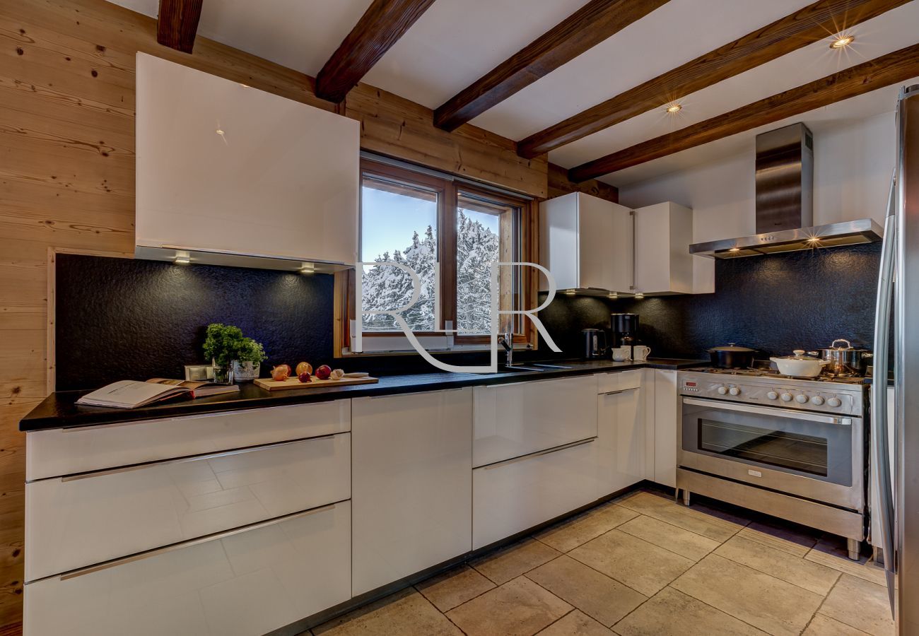 Chalet Capricorne  a une cuisine entièrement équipée   