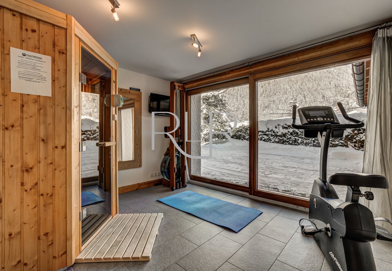 Chalet Capricorne a un sauna et la salle de musculation