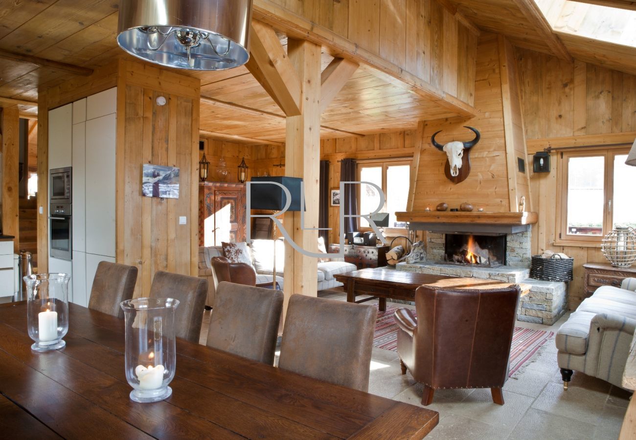 Chalet Amelie a un espace de vie ouvert