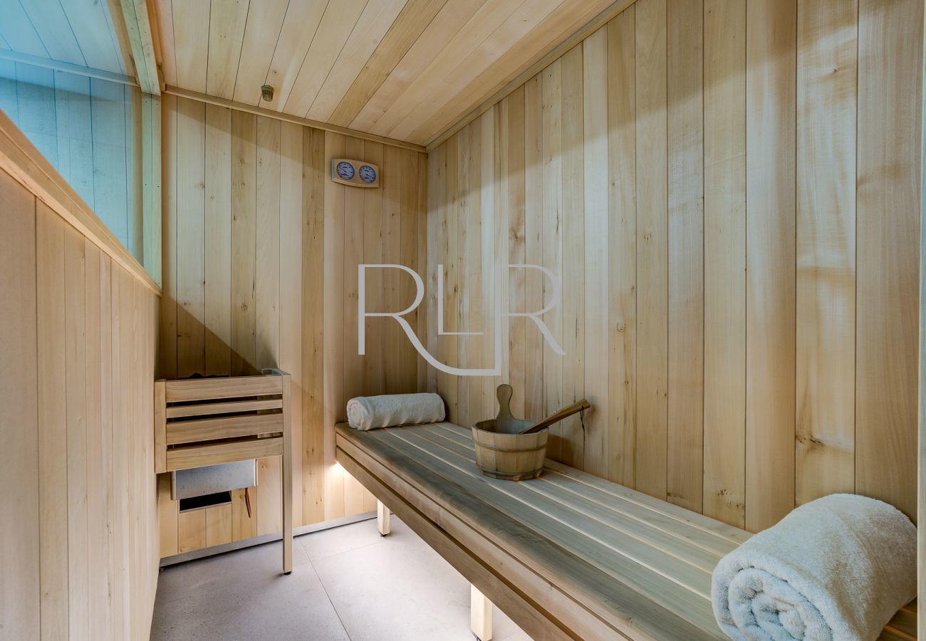 Chalet Green Forest a un sauna pour une chaleur profonde 