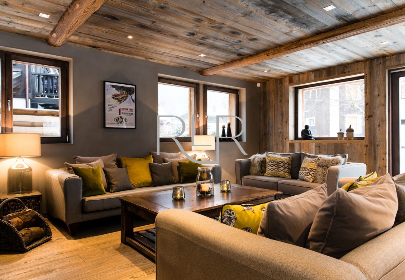 Chalet Seren a un salon luxueux