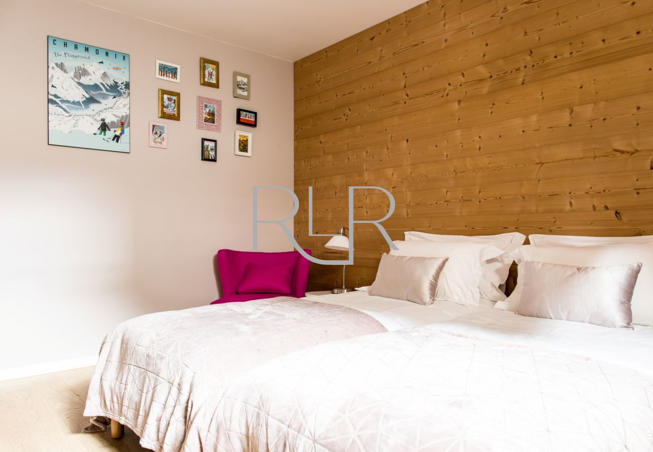 Chambre 3 de Chamois 1 est flexible avec un lit double ou deux lits simples