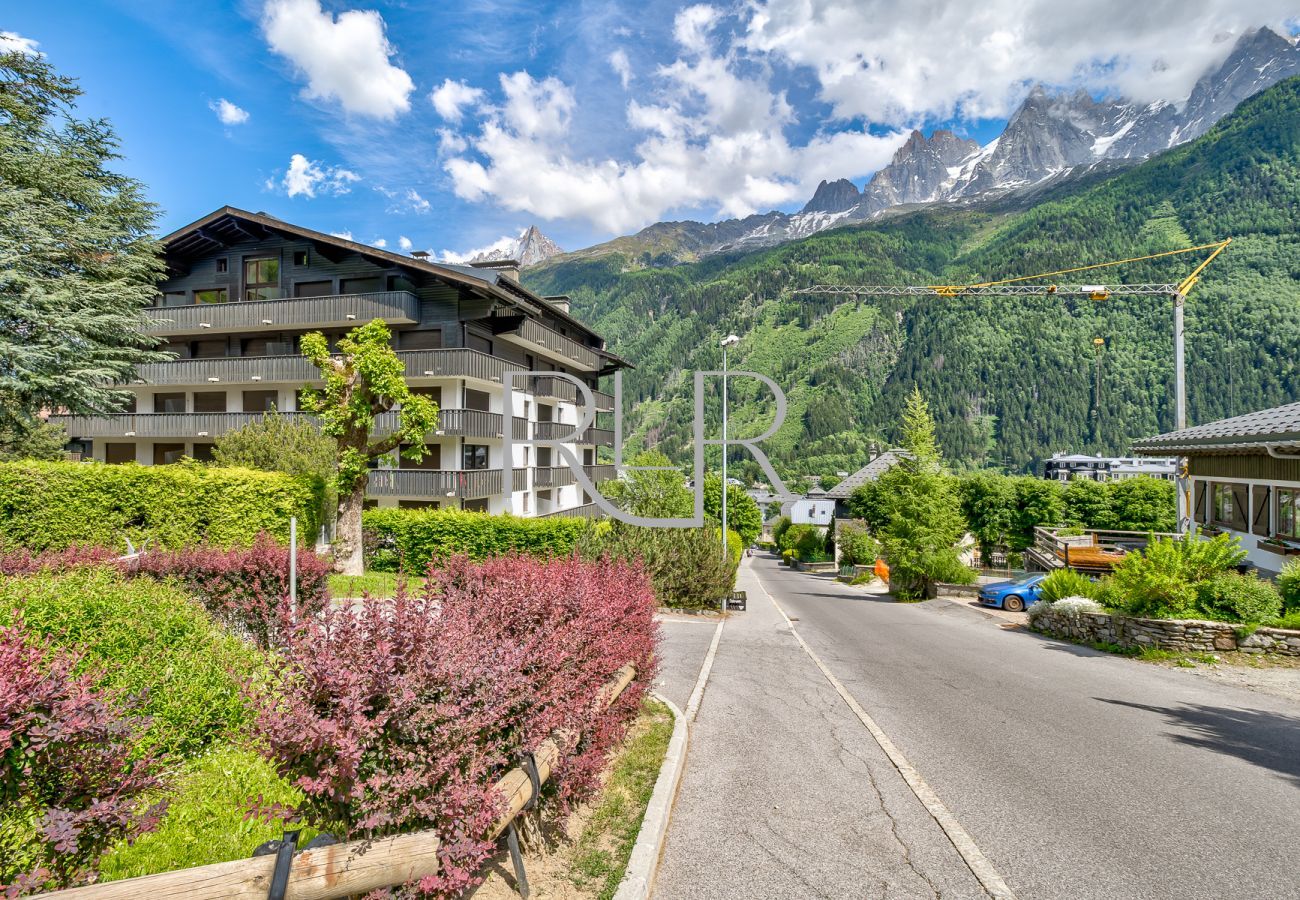 Le centre-ville de Chamonix est situé au pied de la colline du Brévent 