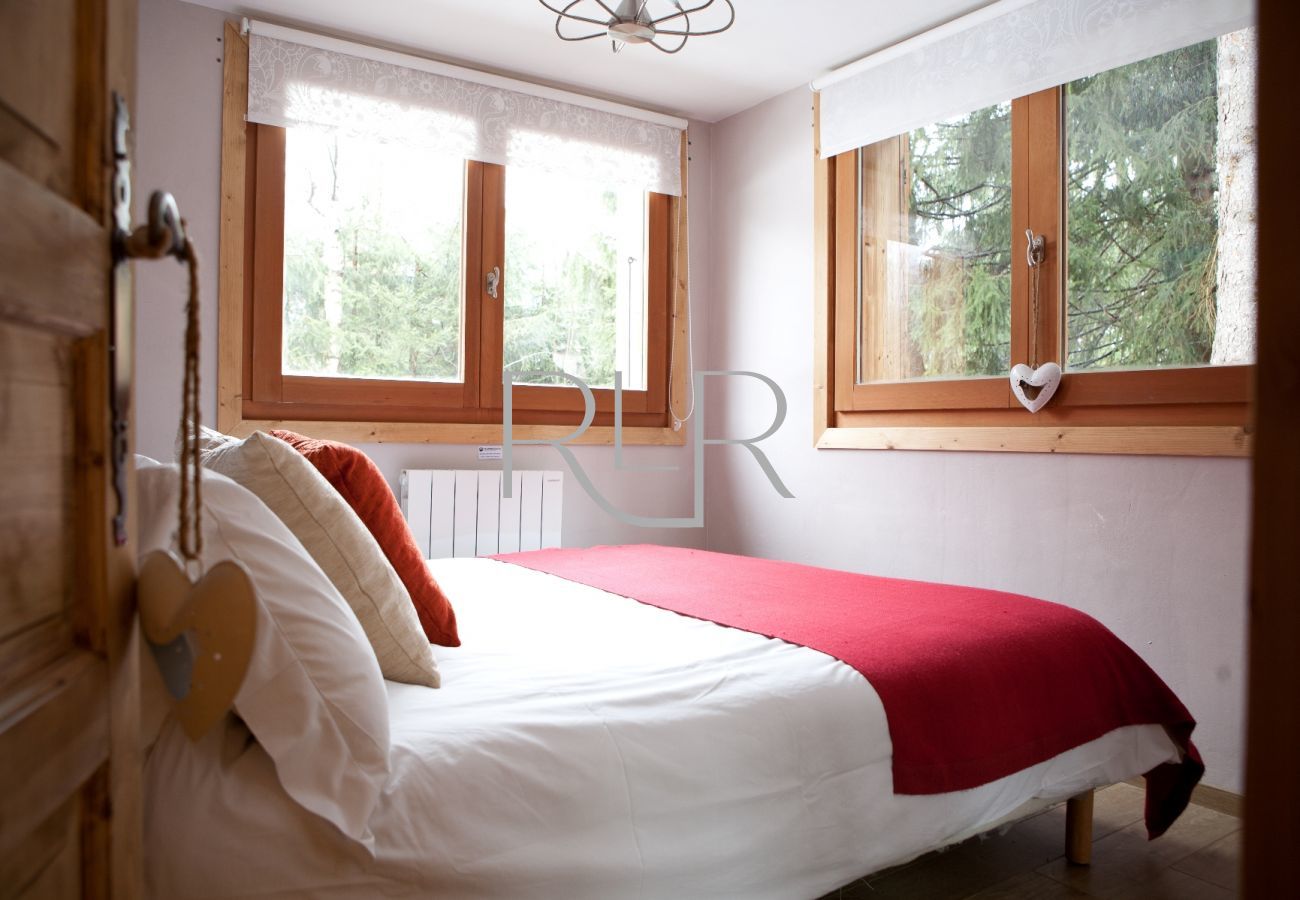 L'appartement de Chalet les Favrands a une chambre double