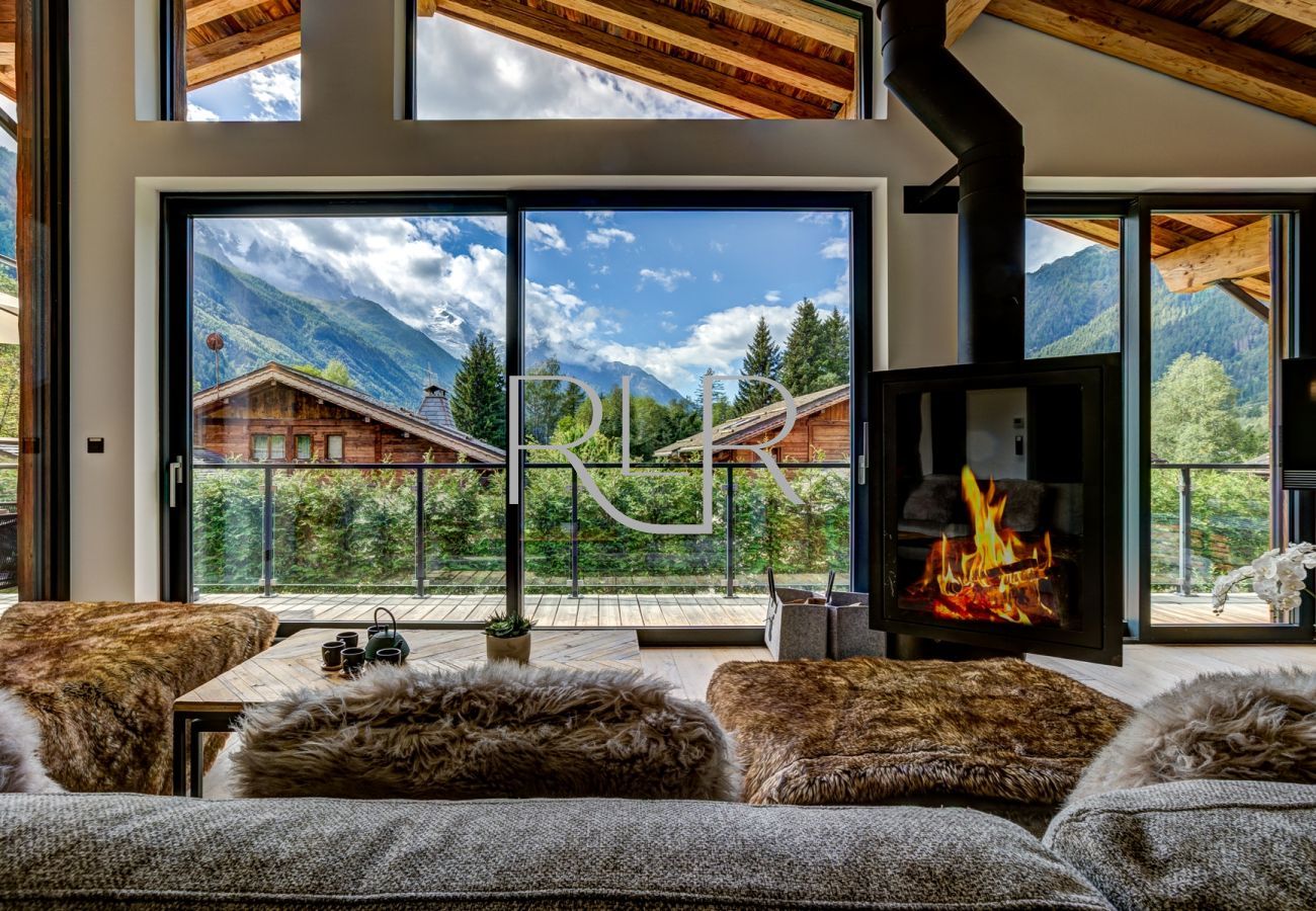 Chalet Black Pearl a des canapés confortables avec une  vue panoramique