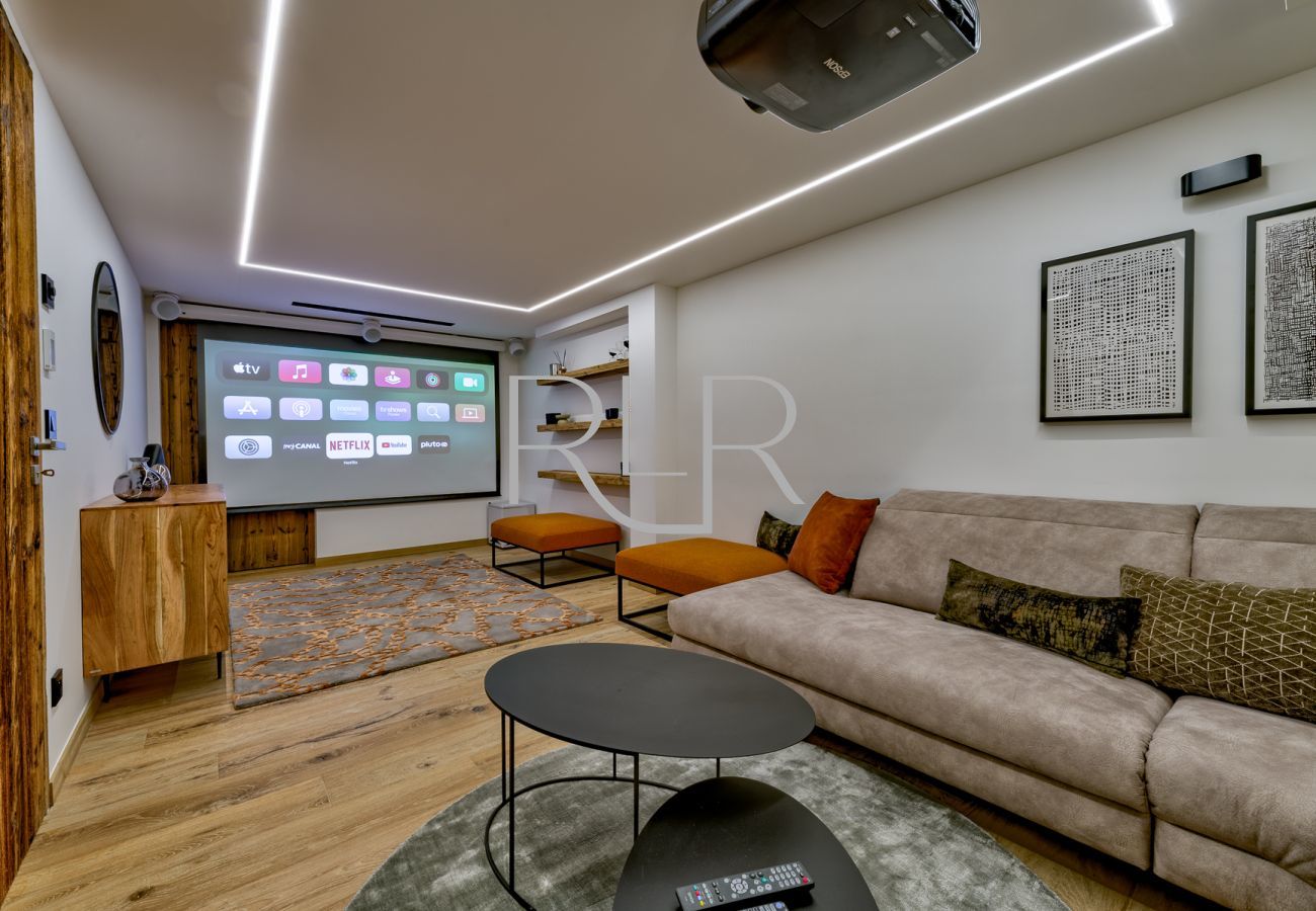 Chalet Silver Forest a une salle de cinéma avec système de sonorisation