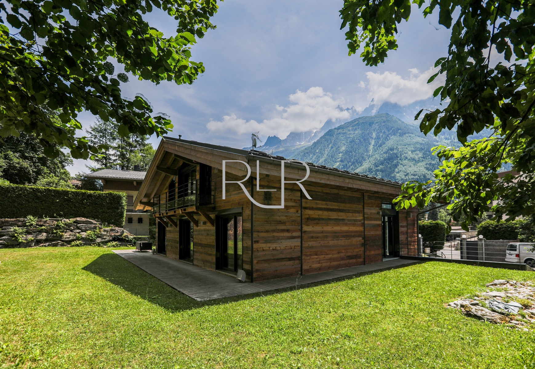 Chalet Belachat has a tranquil garden to the rear  