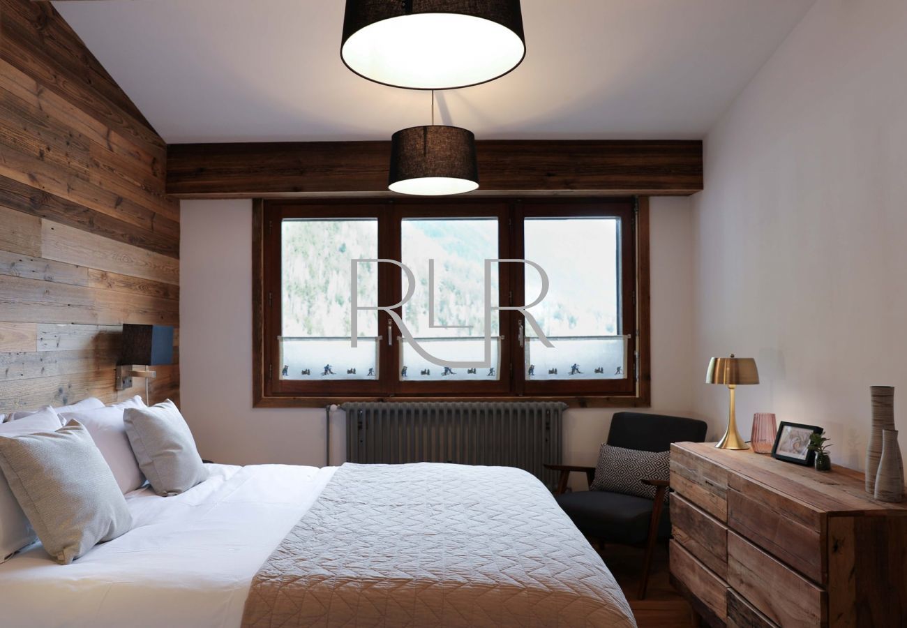 Bedroom 1 of Brevent is a double room with ensuite  