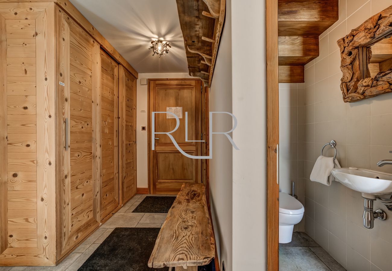 Chalet Capricorne has an entrance hall on the ground floor with a WC 
