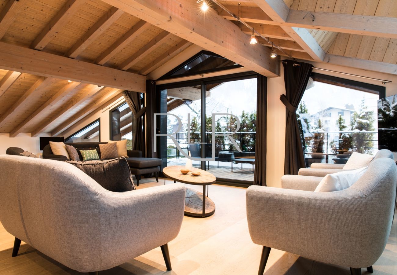 Chale Belachat has an open plan living area on the first floor  