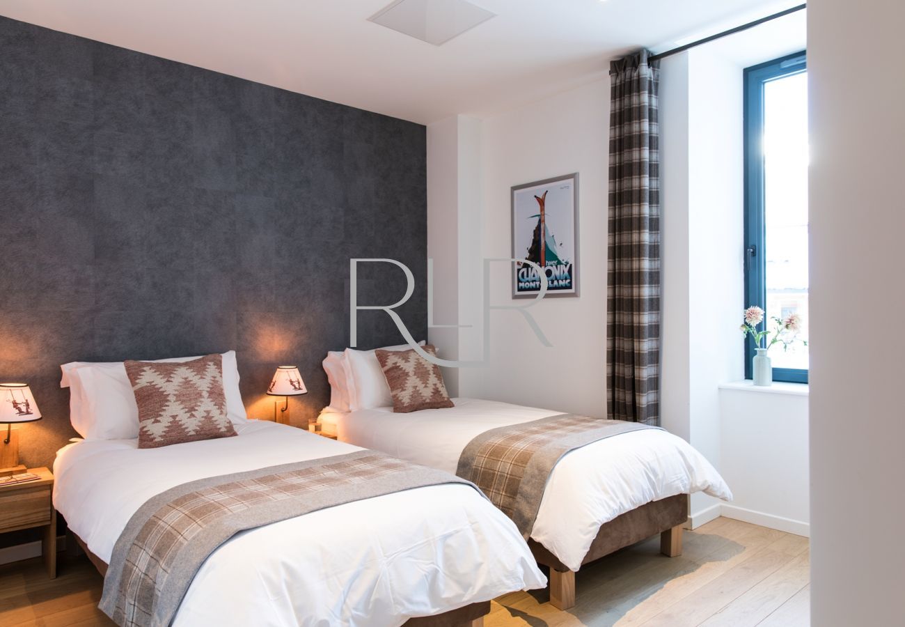 Bedroom 2 of Chamois 2 is a flexible double or twin room 