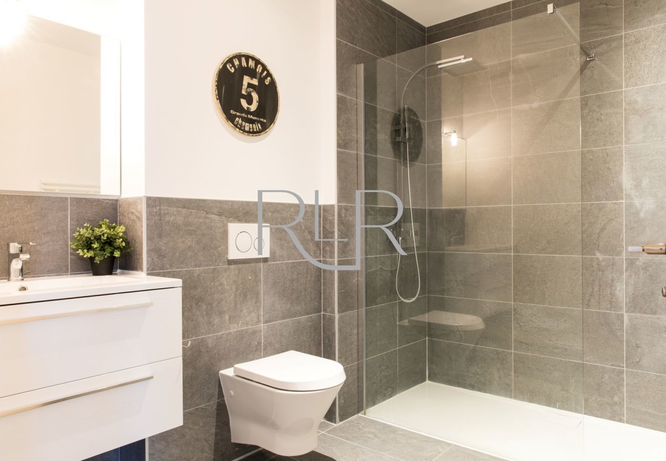 Chamois 3 has a spacious shower room 