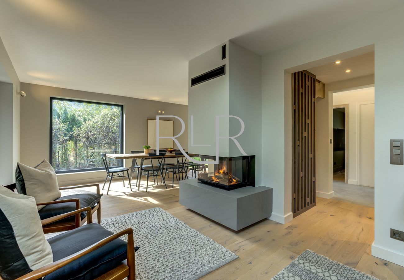 The log burner of Chalet Alouette