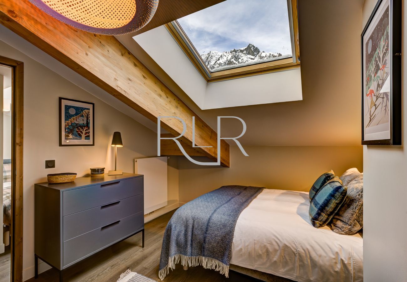 In Bedroom 2 of White Pearl A36 the bed is under the Velux window in the slope of the roof     
