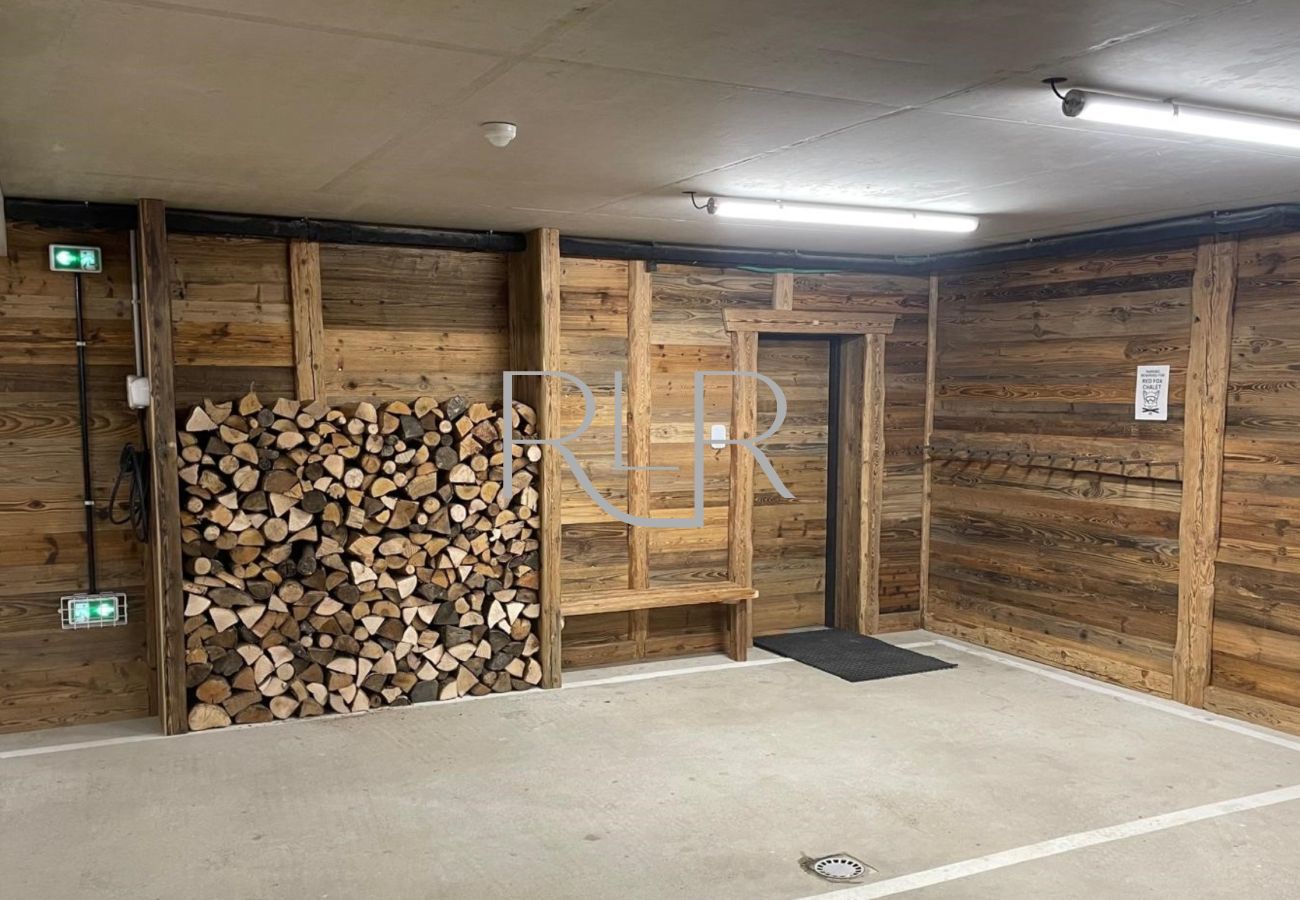 Chalet Red Fox has generous underground parking for two cars with direct chalet access and an EV charging point.