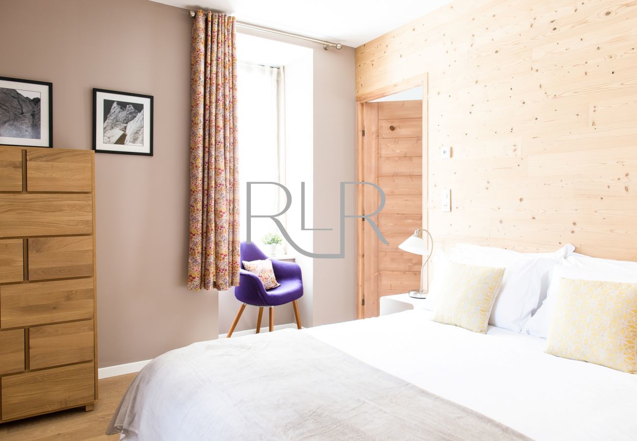 Bedroom 1 of Chamois 1 is a double room with ensuite.