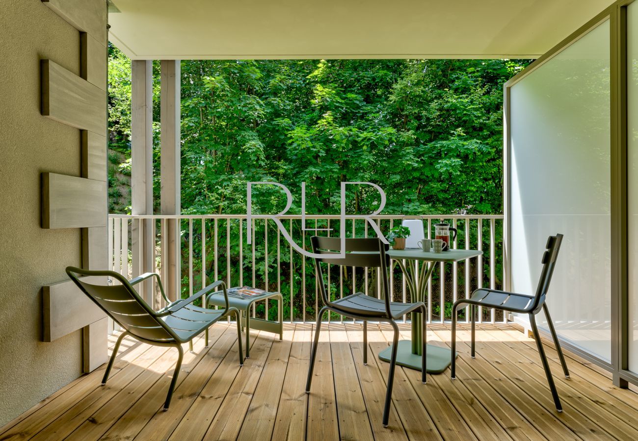 The bedroom balcony of White Pearl A12 is a great space to relax
