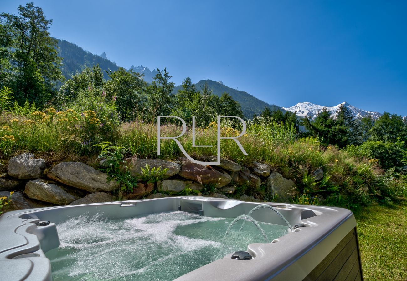 Planards 2 has a hot tub with mountain views