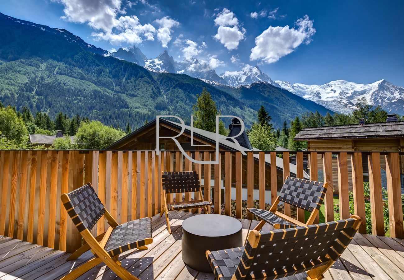 Chalet Breitalps has panoramic mountain views from the balcony which is off the living area   