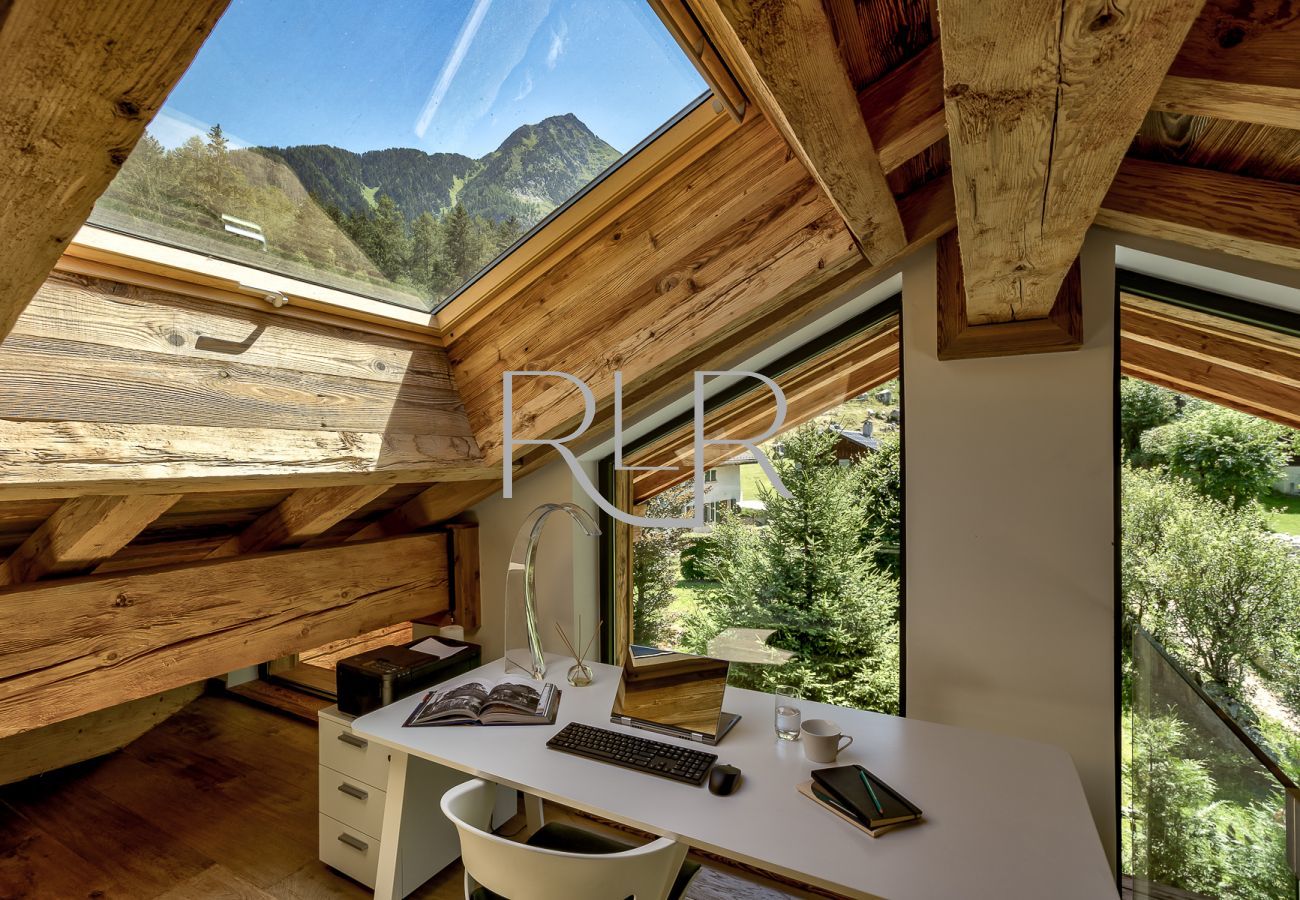 Chalet Black Stone has a desk providing a separate work space 